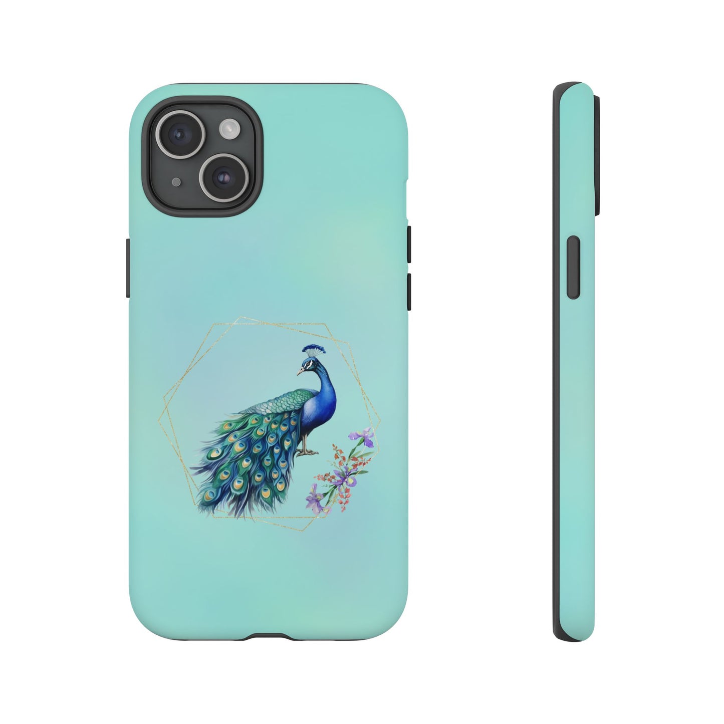 Tough Cell Phone Case - Animal - Peacock (2)